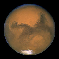 Mars Close Encounter First Hubble Picture